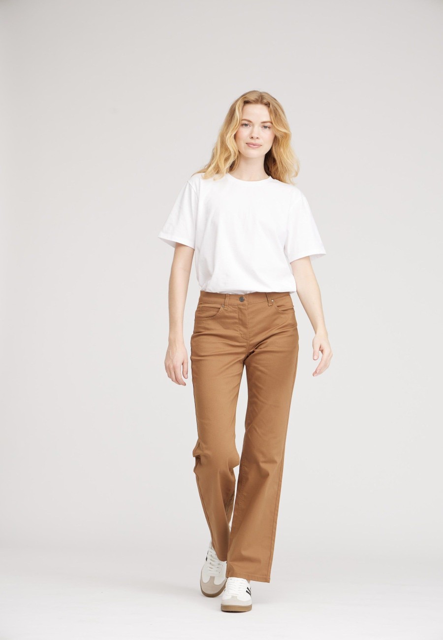 Silhouette Laurie | Amelia Straight - Medium Length - Camel