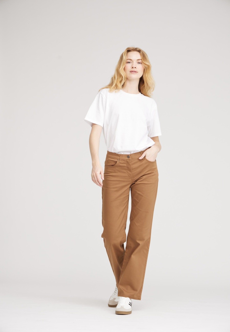 Silhouette Laurie | Amelia Straight - Medium Length - Camel