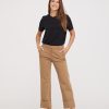 Silhouette Laurie | Judy Turn-Up Straight Crop - Camel