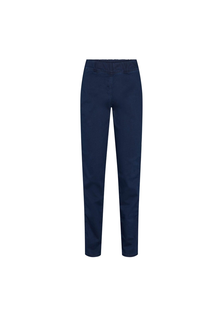 Silhouette Laurie | Serene Regular - Medium Length - Dark Blue Denim