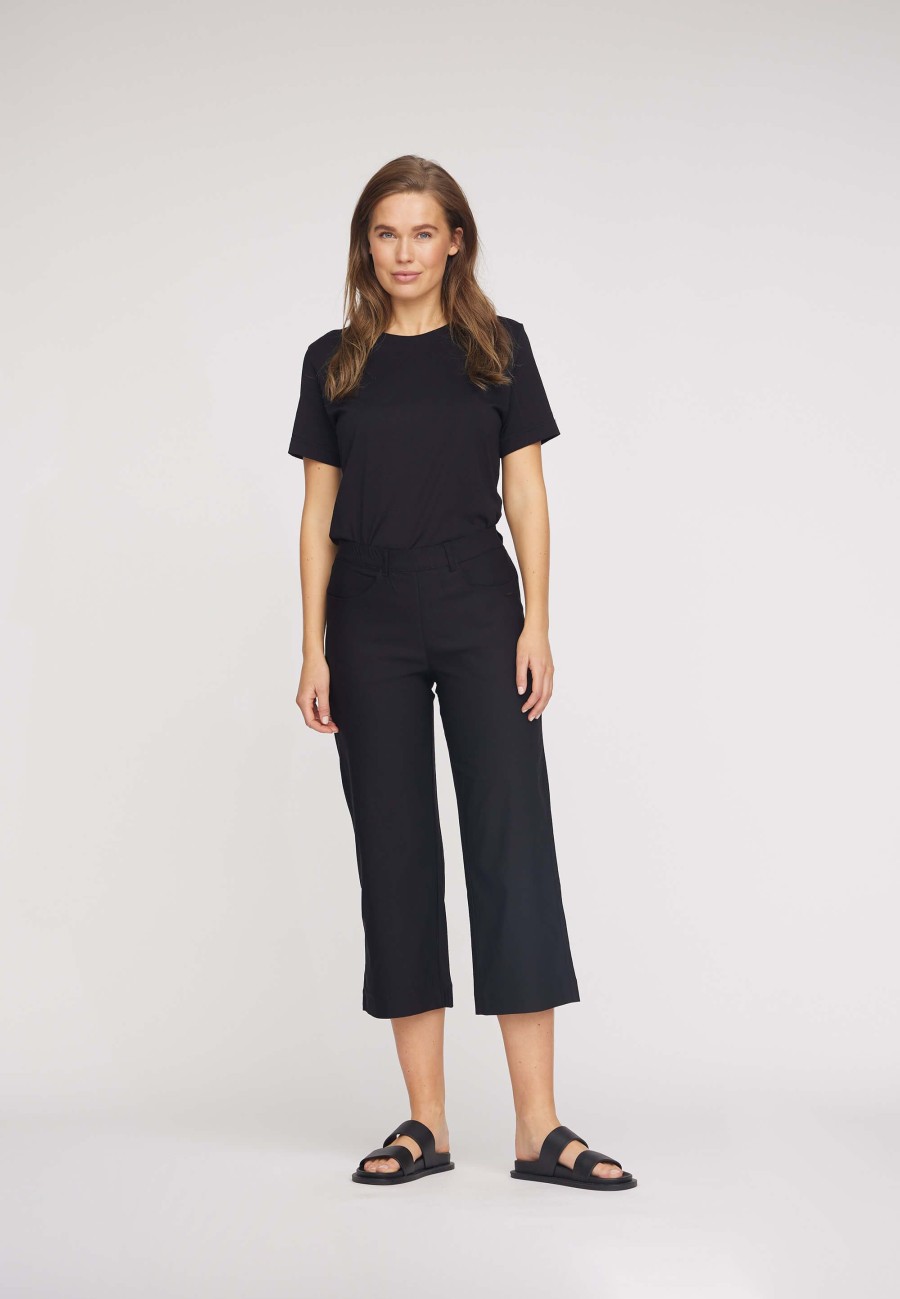 Silhouette Laurie | Donna Loose Crop - Black