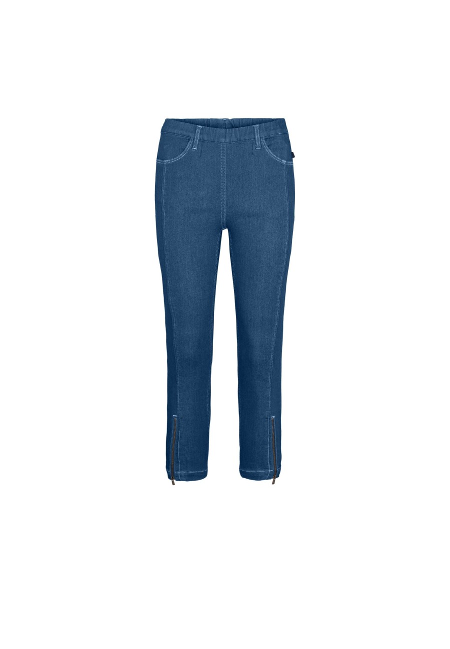 Silhouette Laurie | Piper Regular Crop - Blue Denim