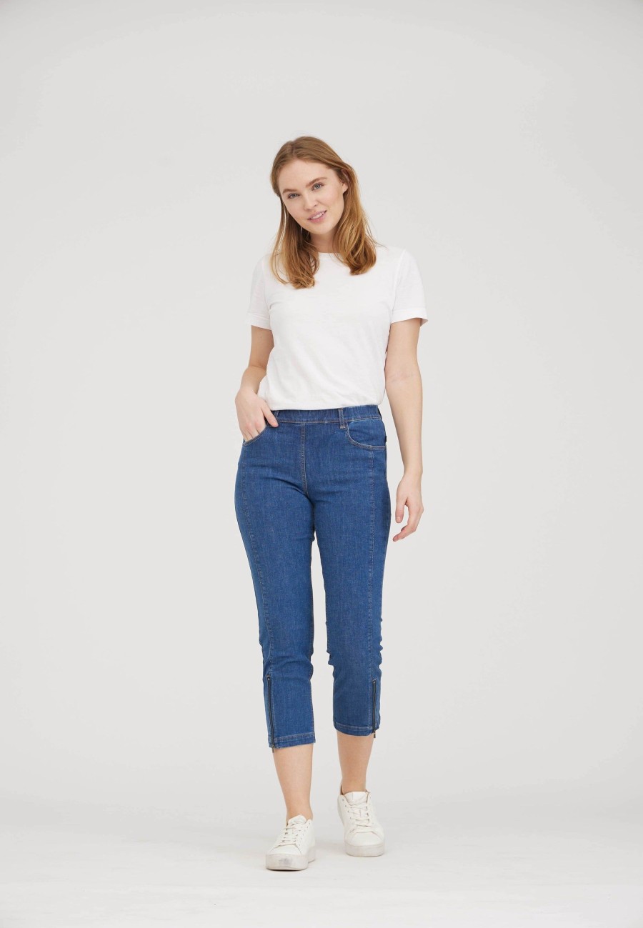 Silhouette Laurie | Piper Regular Crop - Blue Denim