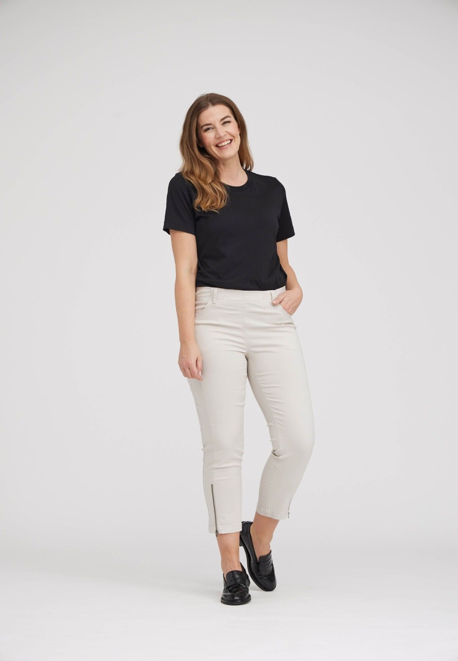 Silhouette Laurie | Piper Regular Crop - Grey Sand