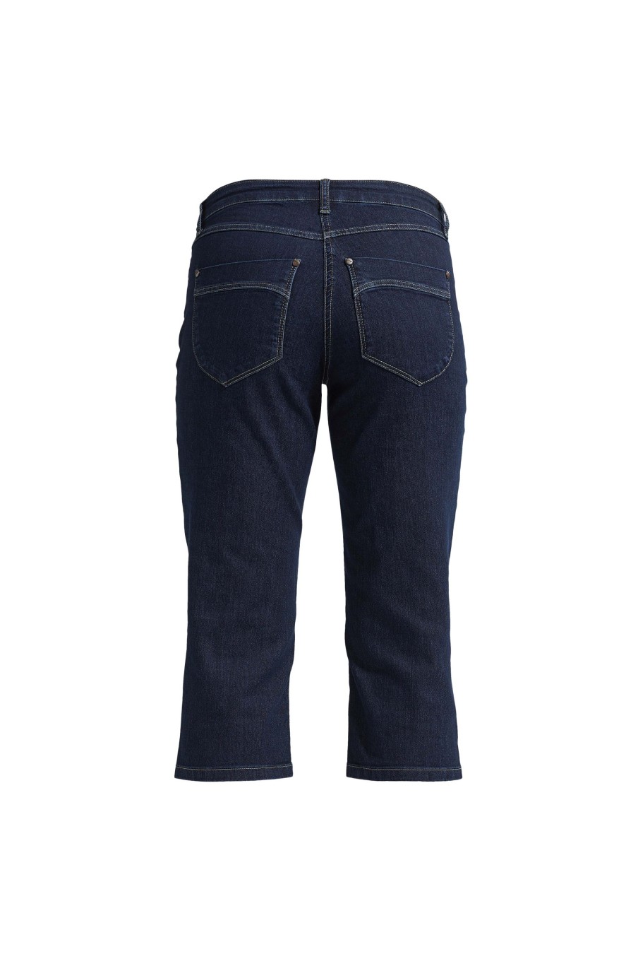 Silhouette Laurie | Charlotte Regular Capri Medium Length - Dark Blue Denim