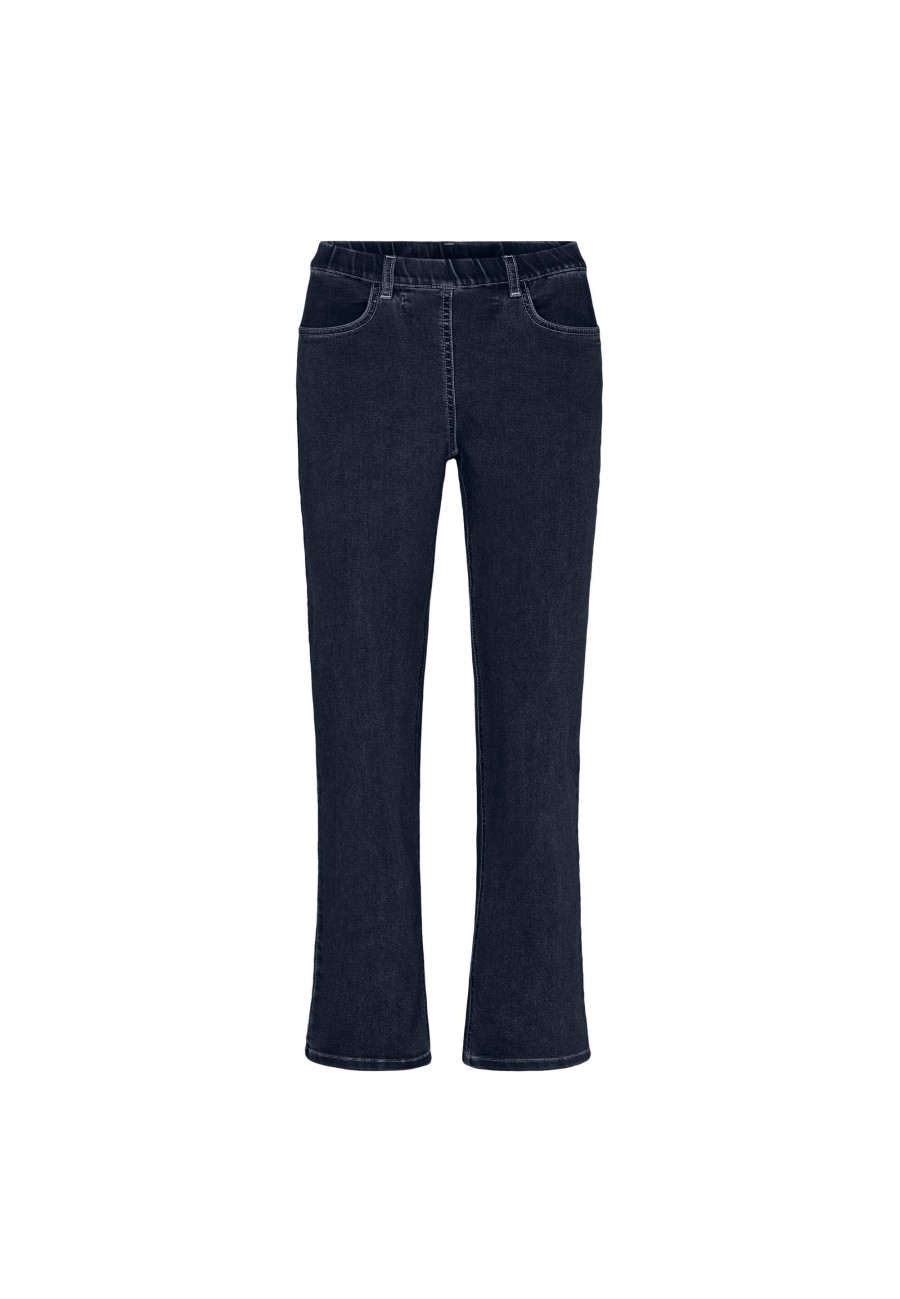 Silhouette Laurie | Zigga Bootcut - - Medium Length - Dark Blue Denim