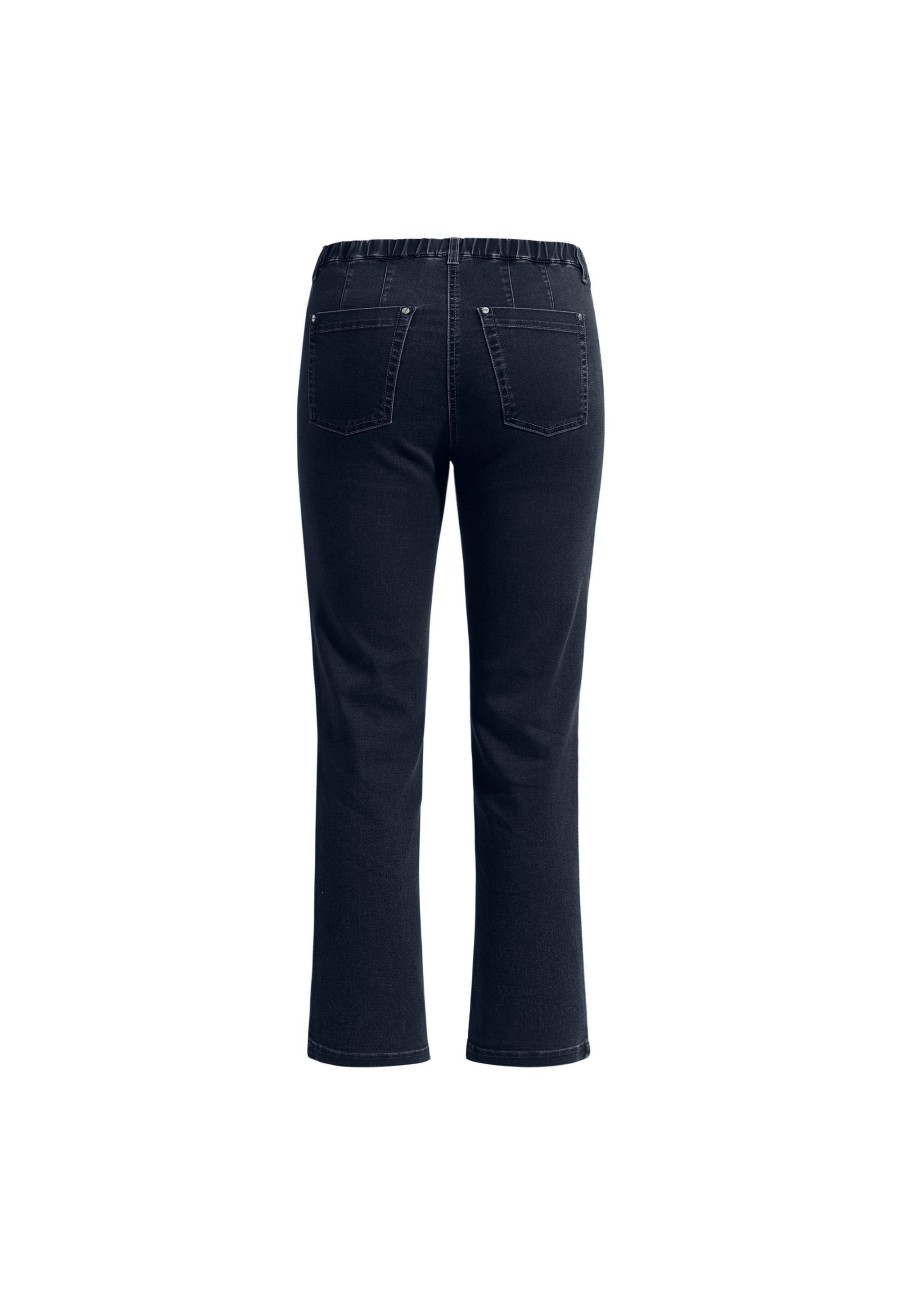 Silhouette Laurie | Zigga Bootcut - - Medium Length - Dark Blue Denim