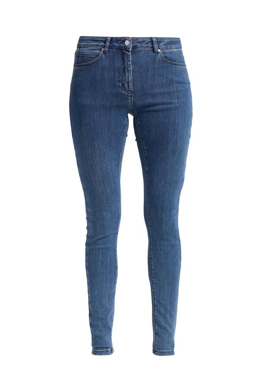 Length Laurie | Olivia Skinny - Medium Length - Medium Blue Denim