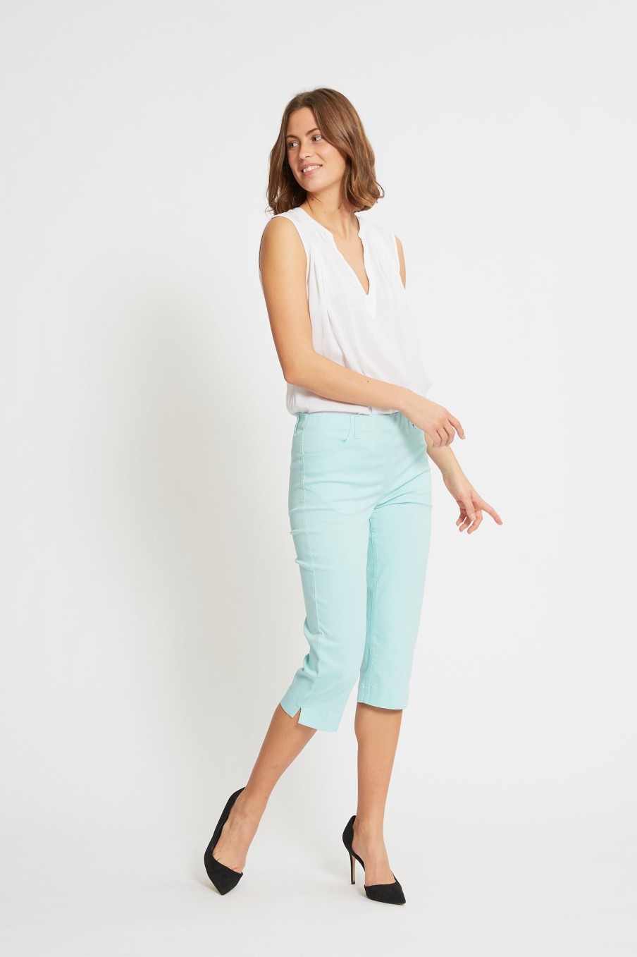 Silhouette Laurie | Kelly Regular Capri Sl - Aqua