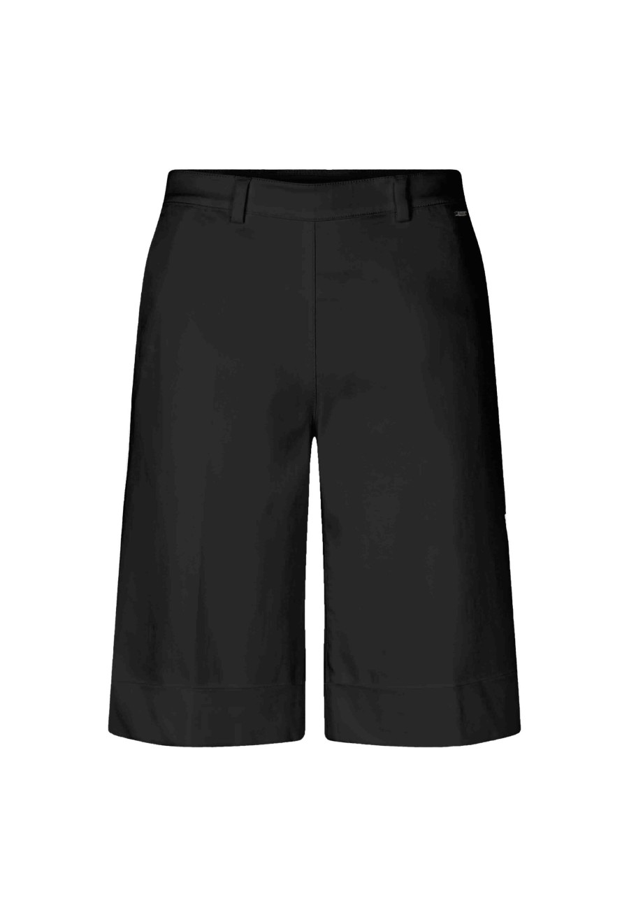 Silhouette Laurie | Phoebe Turn-Up Loose Shorts - Black