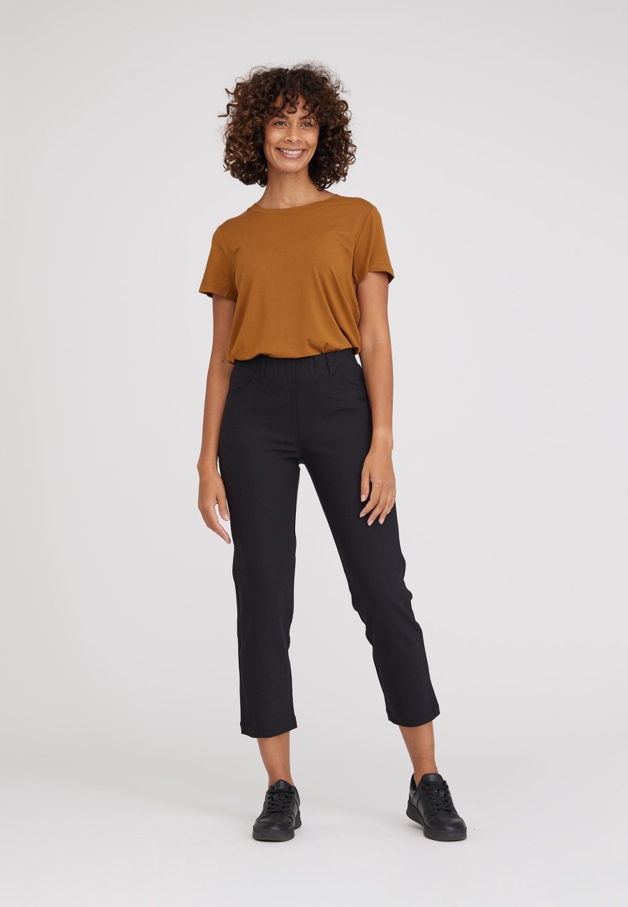 Silhouette Laurie | Patricia Pure Regular Crop - Black Jacquard