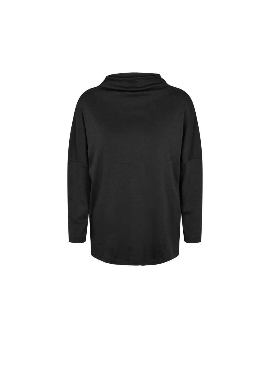 Tops Laurie | Esther Jersey Blouse - Black