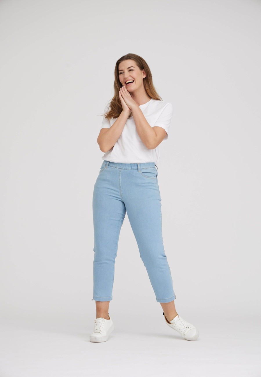 Silhouette Laurie | Patricia Regular Crop - Light Blue Denim