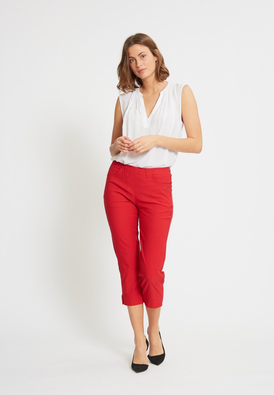 Silhouette Laurie | Caroline Regular Capri - Ll - Red