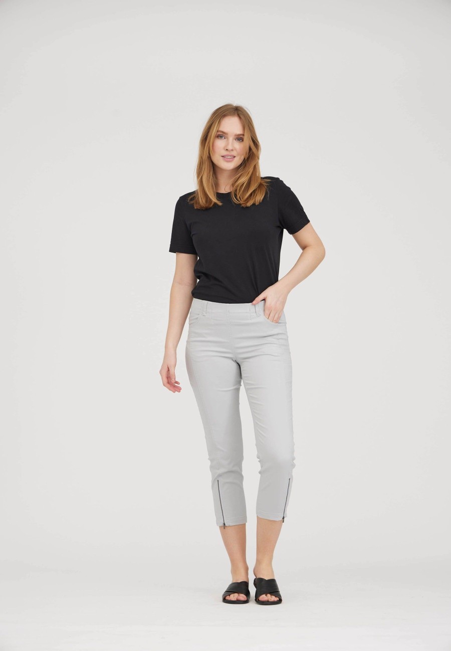 Silhouette Laurie | Piper Regular Crop - Light Grey