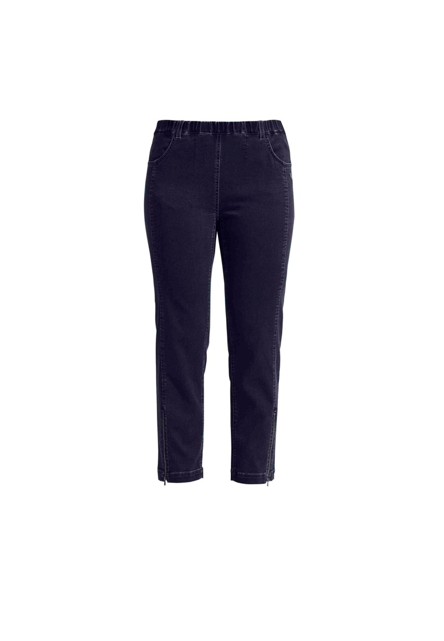 Silhouette Laurie | Piper Regular Crop - Dark Blue Denim