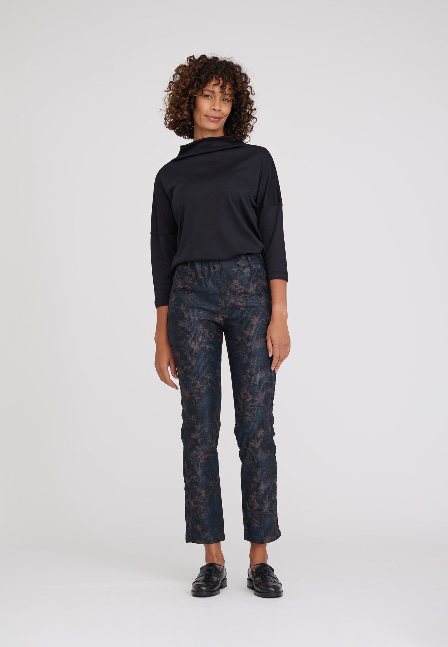 Silhouette Laurie | Taylor Regular - Short Length - Navy Print