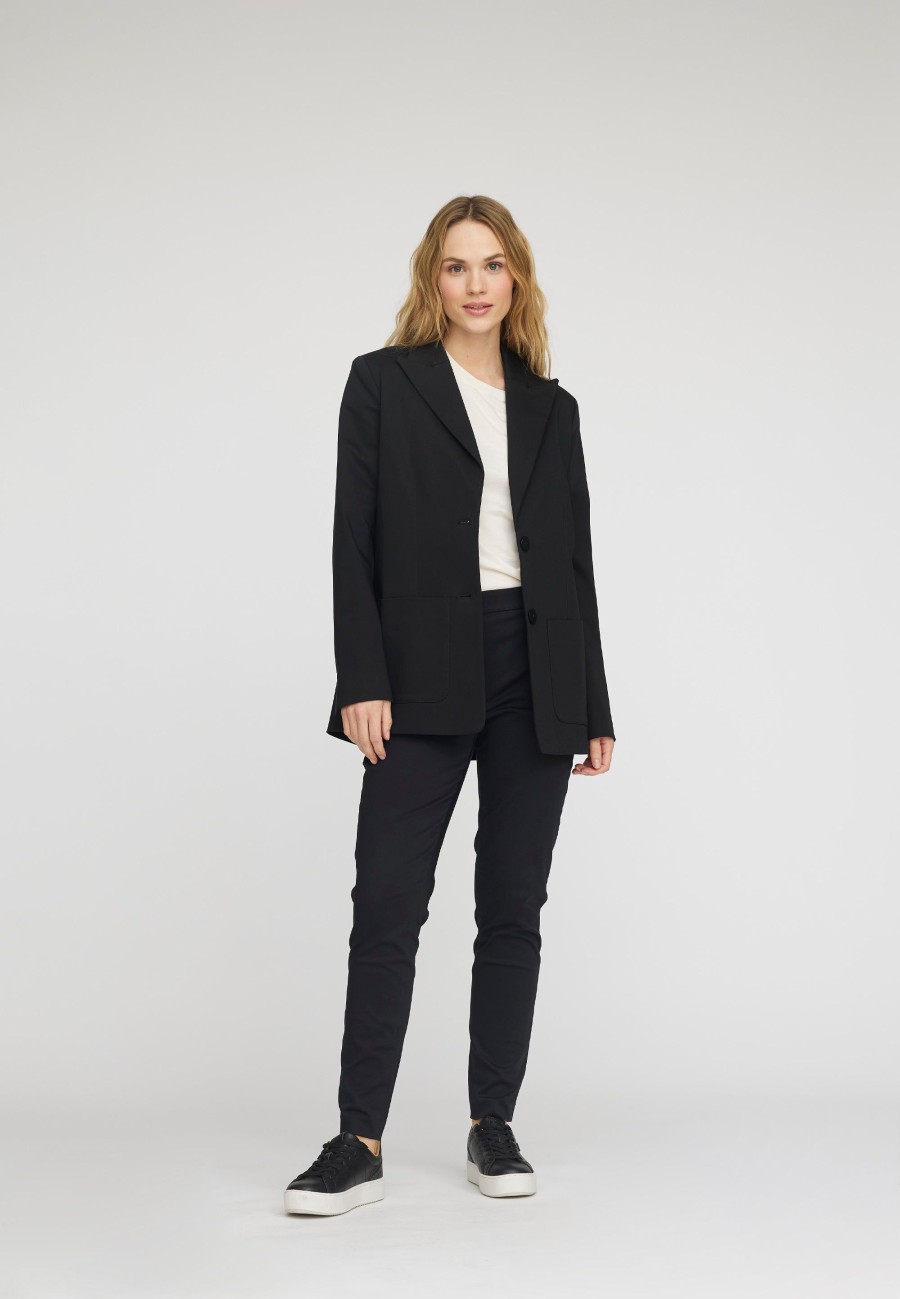 Length Laurie | Britt Blazer 76Cm - Black