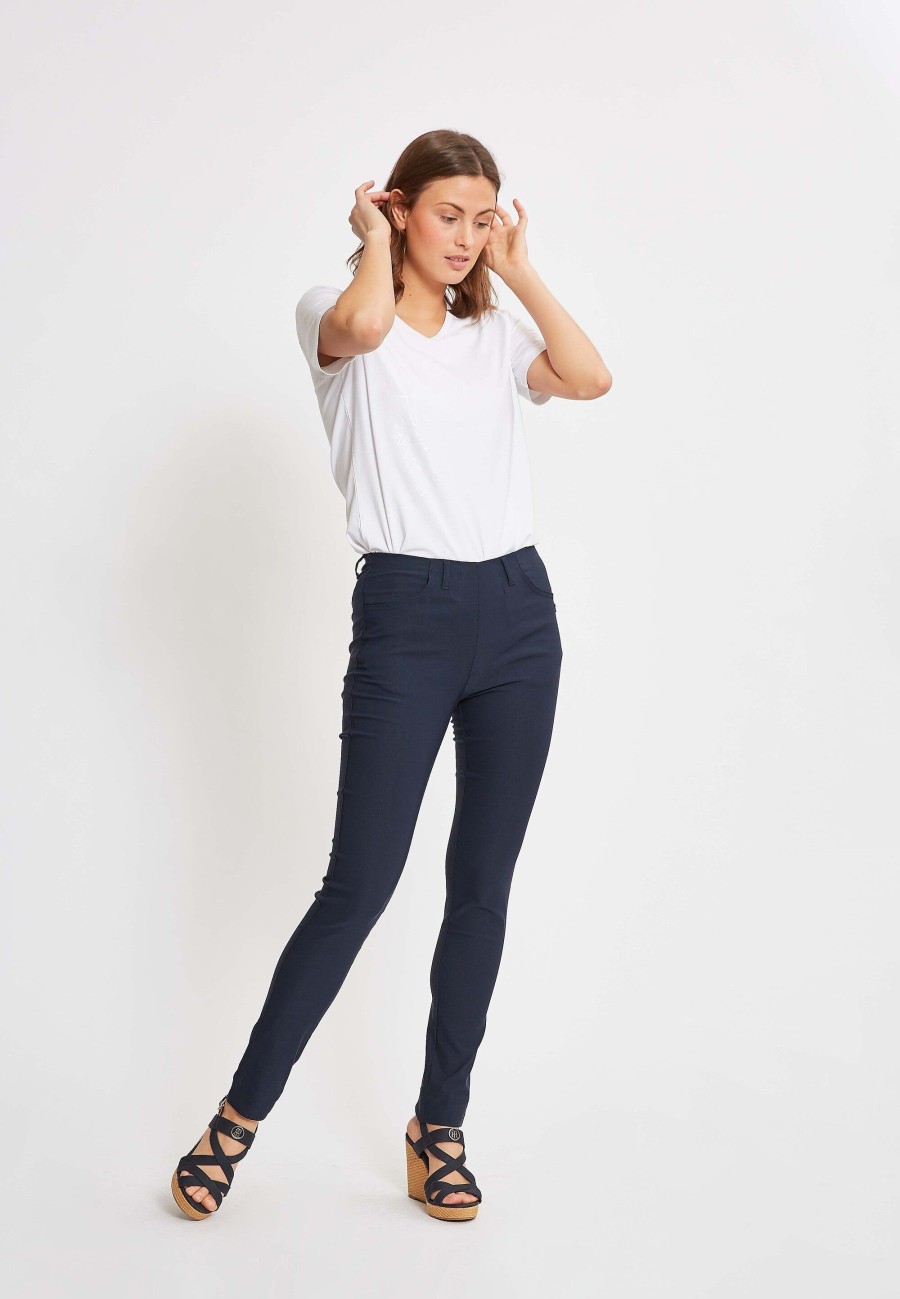 Silhouette Laurie | Grace Slim - Medium Length - Navy