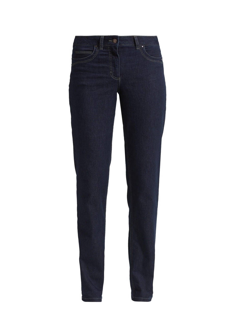 Silhouette Laurie | Charlotte Regular - Long Length - Dark Blue Denim