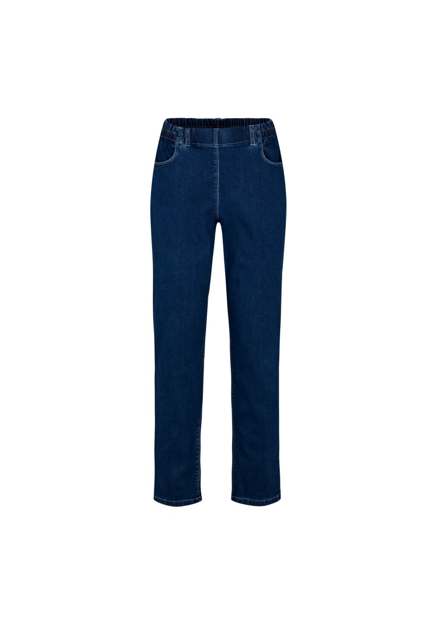 Silhouette Laurie | Violet Relaxed - Medium Length - Dark Blue Denim