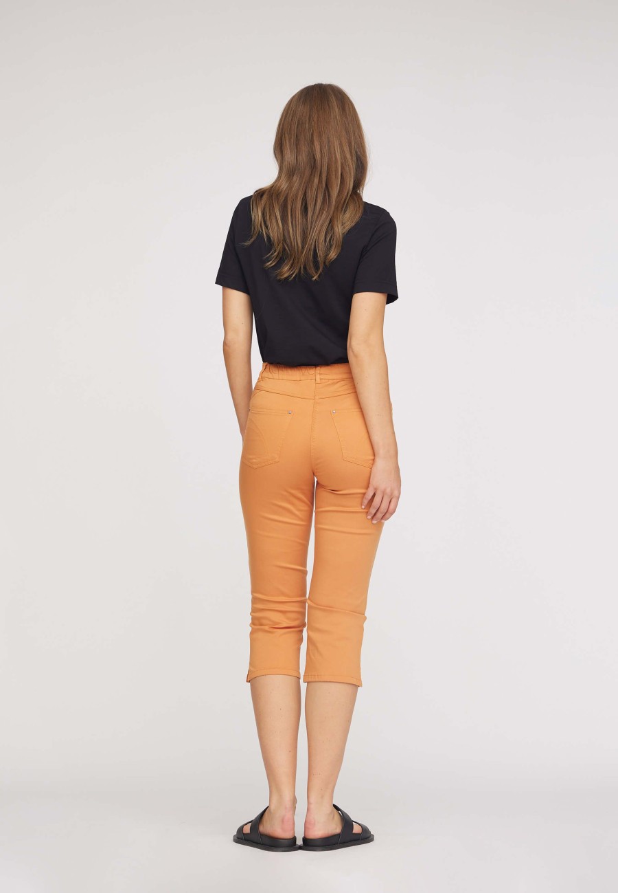 Silhouette Laurie | Hannah Regular Capri Medium Length - Dark Apricot