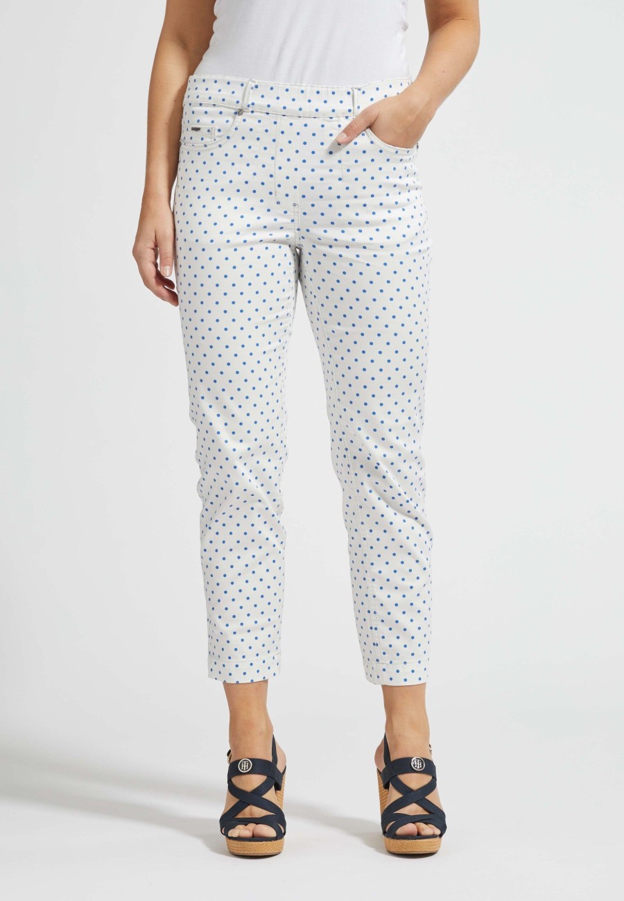 Silhouette Laurie | Hannah Regular - Extra Short Length - Strong Blue Dots