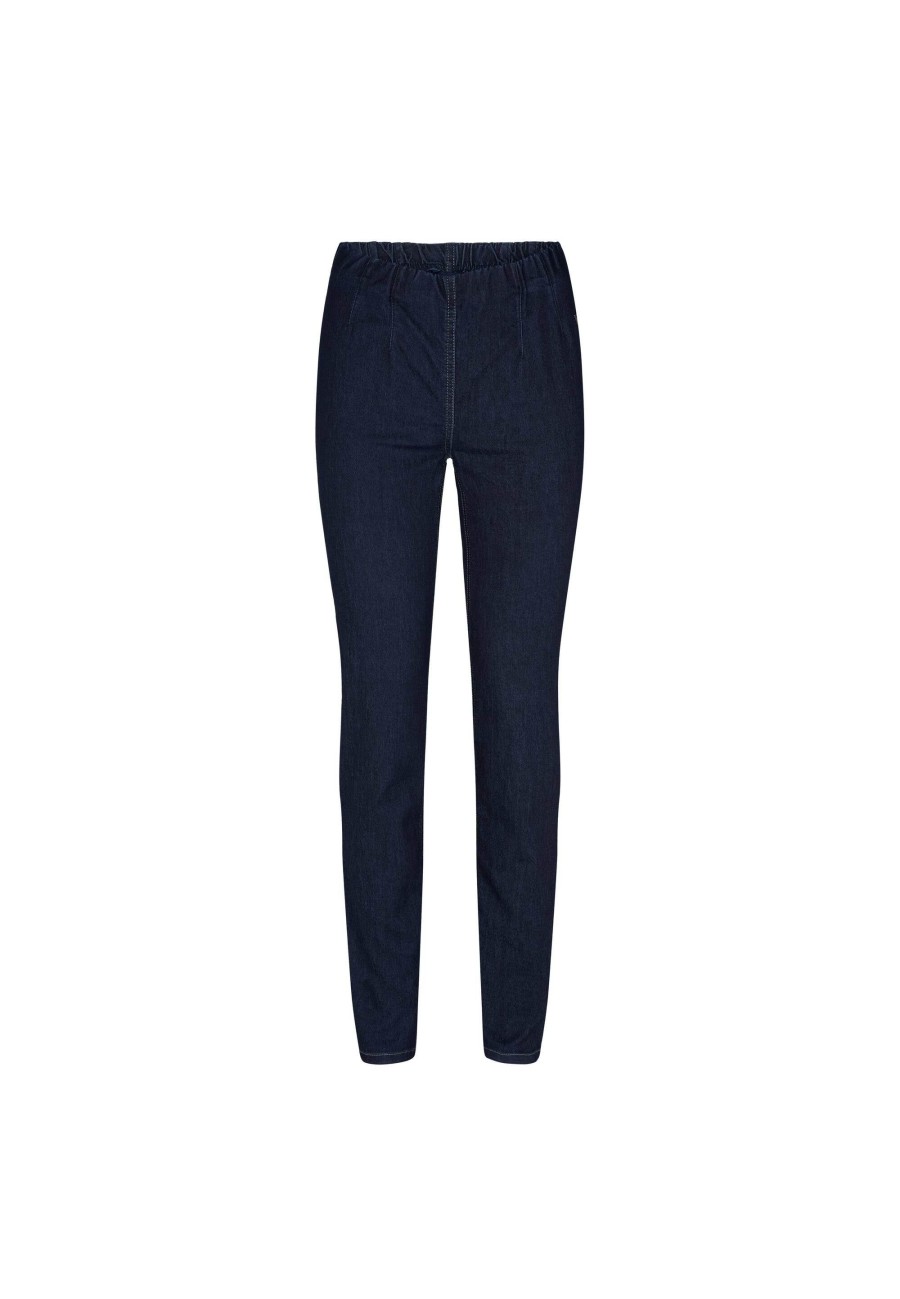 Silhouette Laurie | Vicky Slim - Long Length - Dark Blue Denim