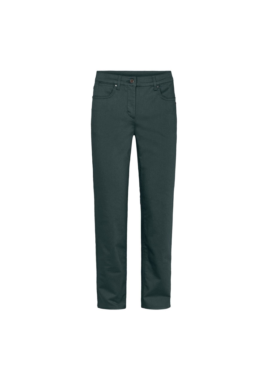 Silhouette Laurie | Charlotte Regular - Medium Length - Darkest Green