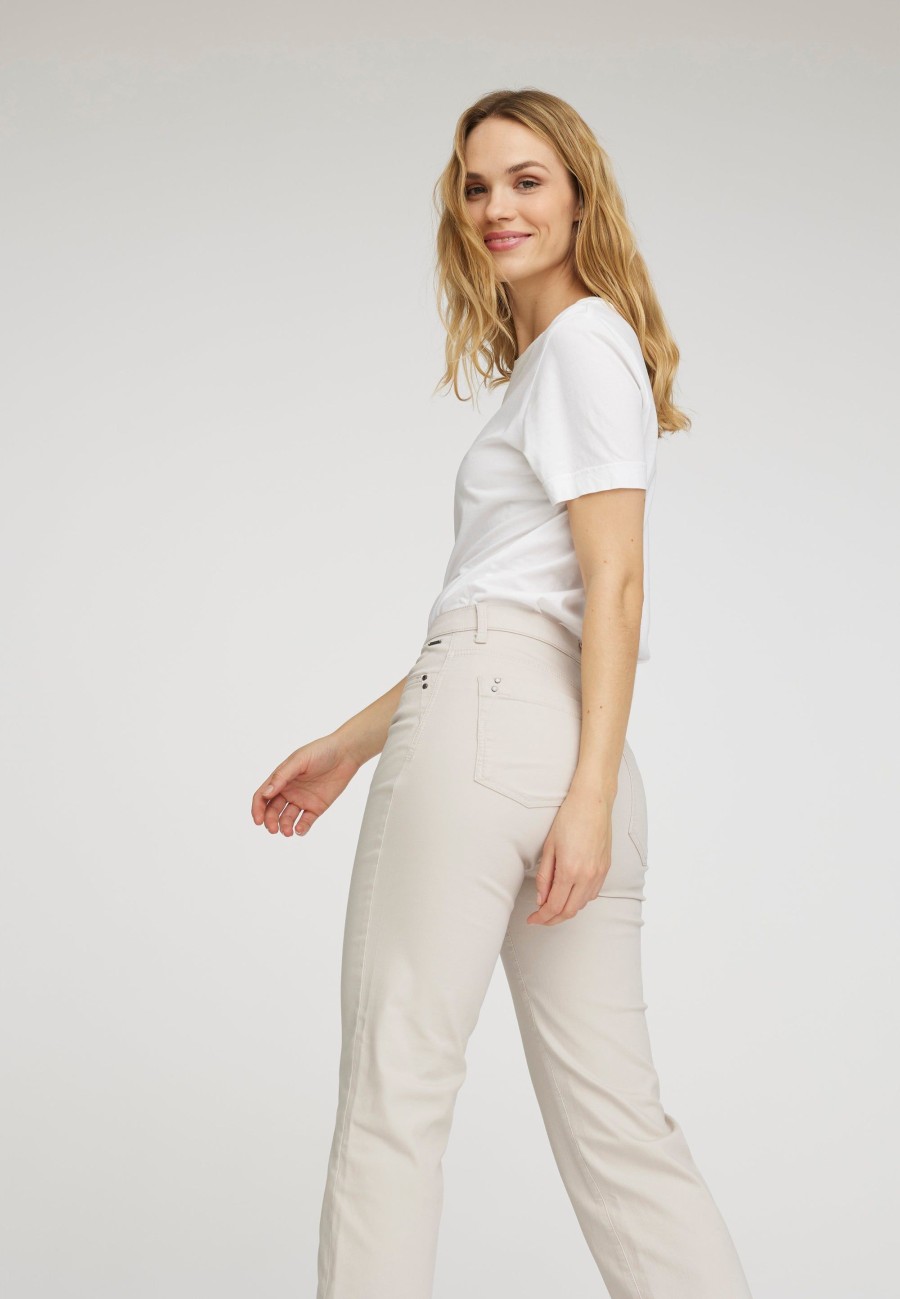 Silhouette Laurie | Amelia Slit Straight Crop - Grey Sand