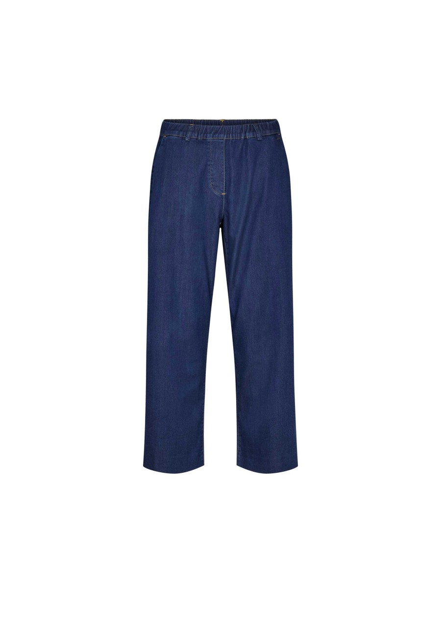 Silhouette Laurie | Phoebe Loose Crop - Medium Blue Denim