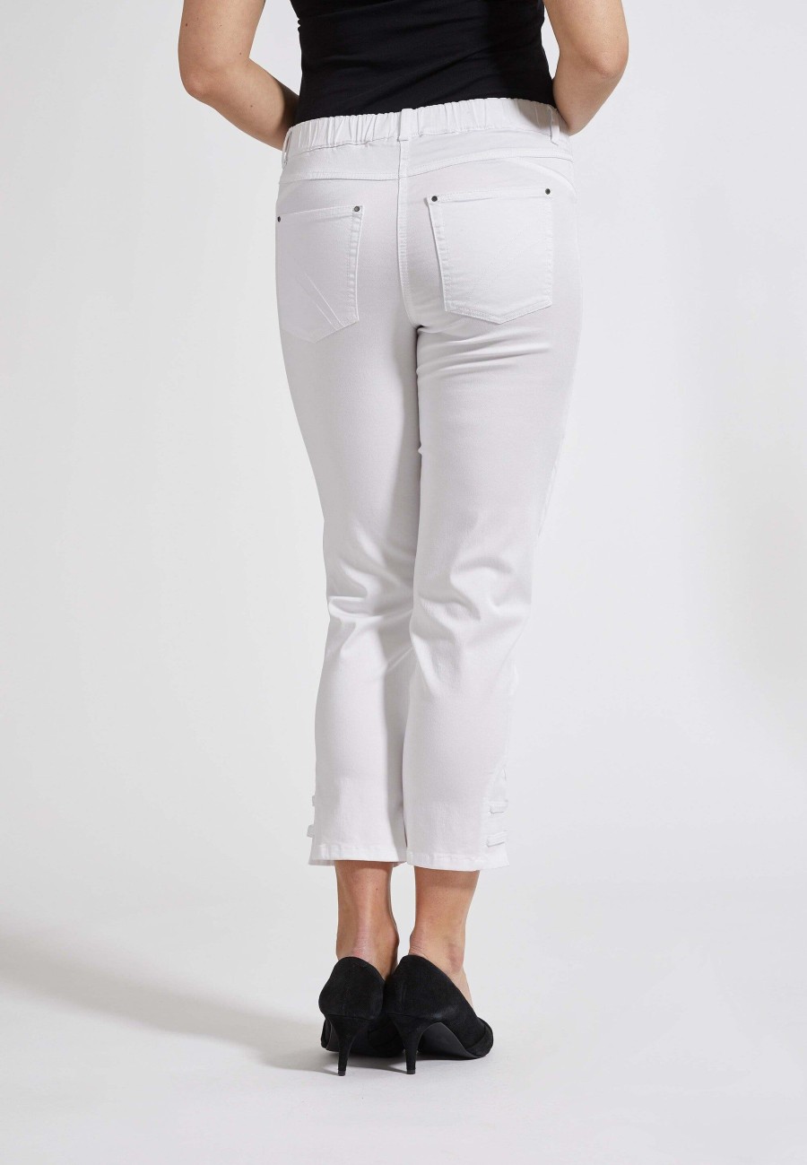 Silhouette Laurie | Hannah Slit Regular Crop - White