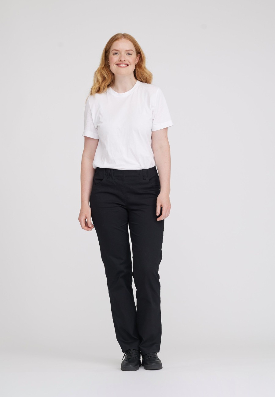 Silhouette Laurie | Tracy Straight - Medium Length - Black