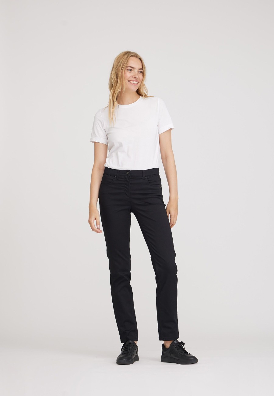 Silhouette Laurie | Charlotte Regular - Medium Length - Black