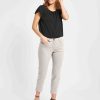 Silhouette Laurie | Charlotte Regular Crop - Grey Sand