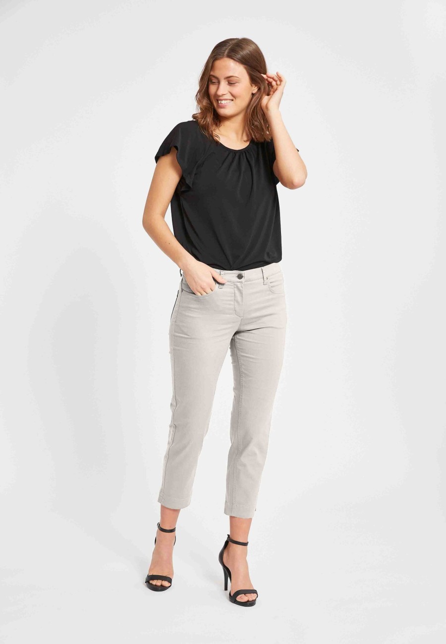 Silhouette Laurie | Charlotte Regular Crop - Grey Sand