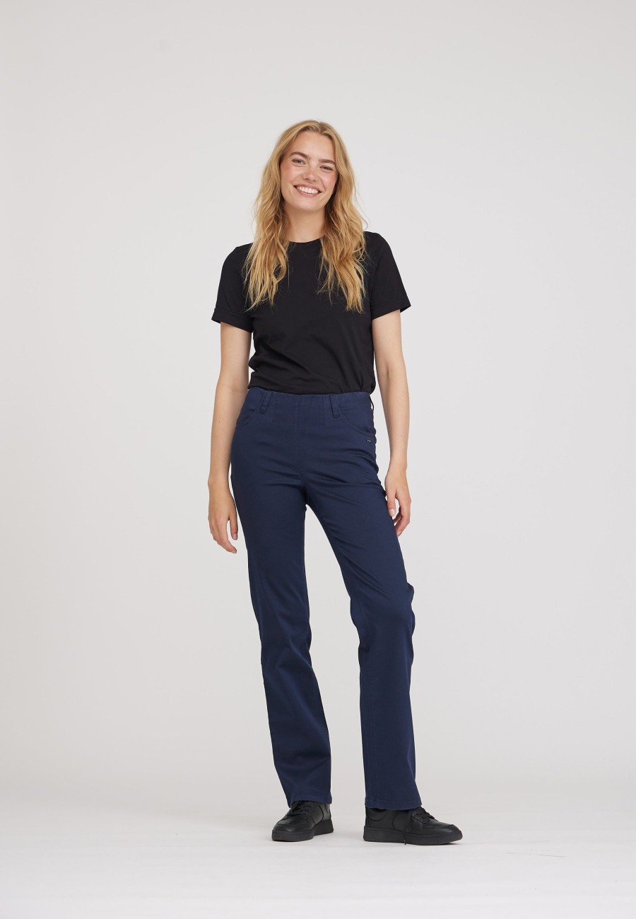 Silhouette Laurie | Tracy Straight - Medium Length - Navy