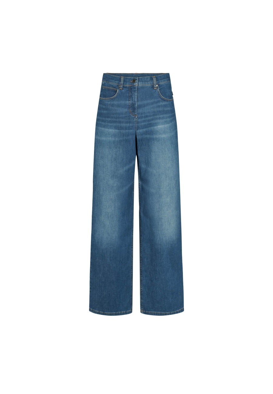 Silhouette Laurie | Carol Loose - Medium Length - Washed Blue Denim