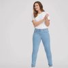 Silhouette Laurie | Laura Slim - Medium Length - Light Blue Denim