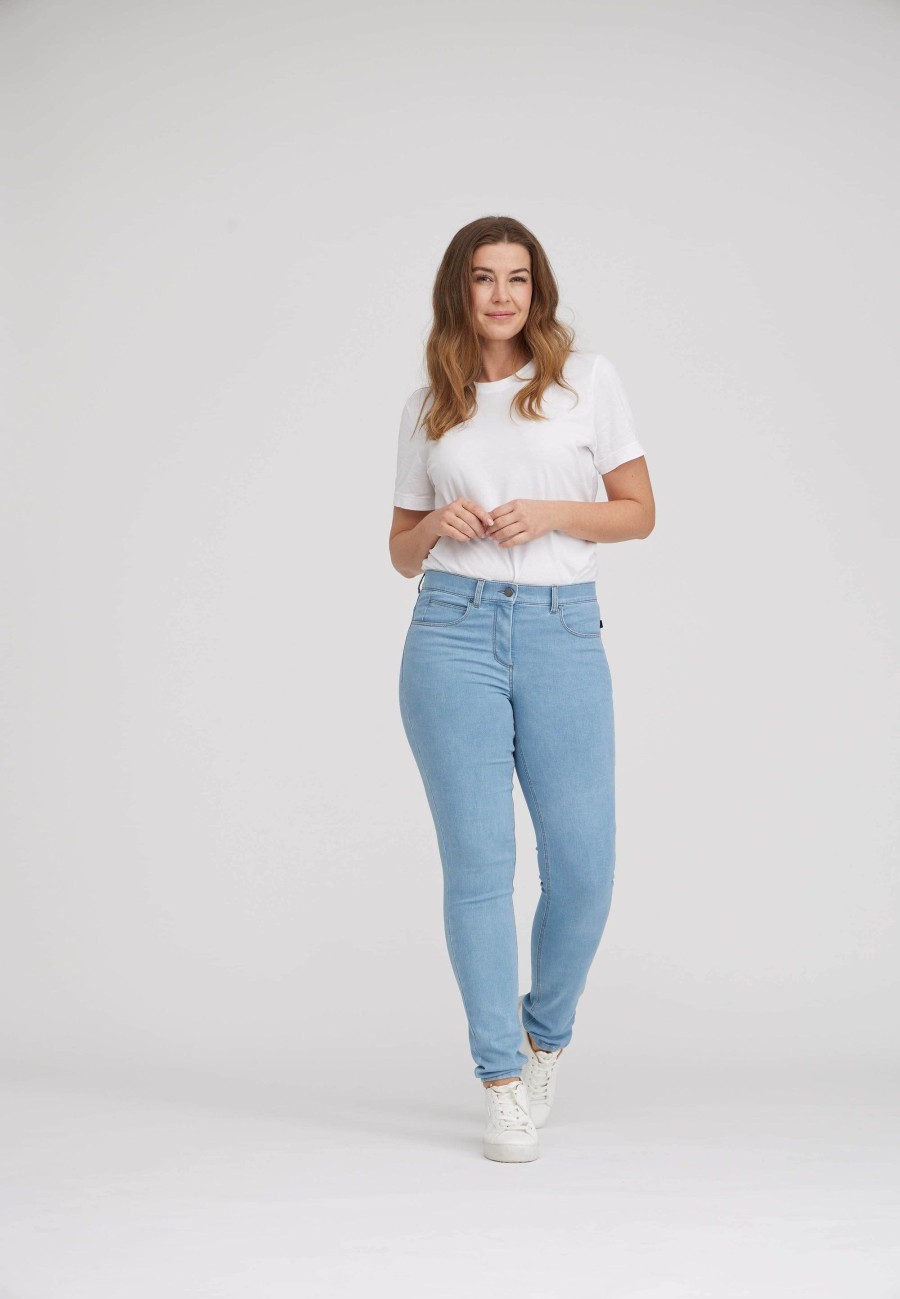 Silhouette Laurie | Laura Slim - Medium Length - Light Blue Denim