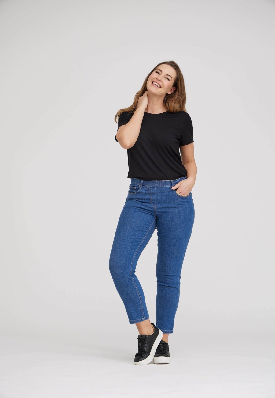 Silhouette Laurie | Hannah Regular - Extra Short Length - Blue Denim