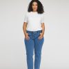 Silhouette Laurie | Marple Straight - Medium Length - Blue Denim