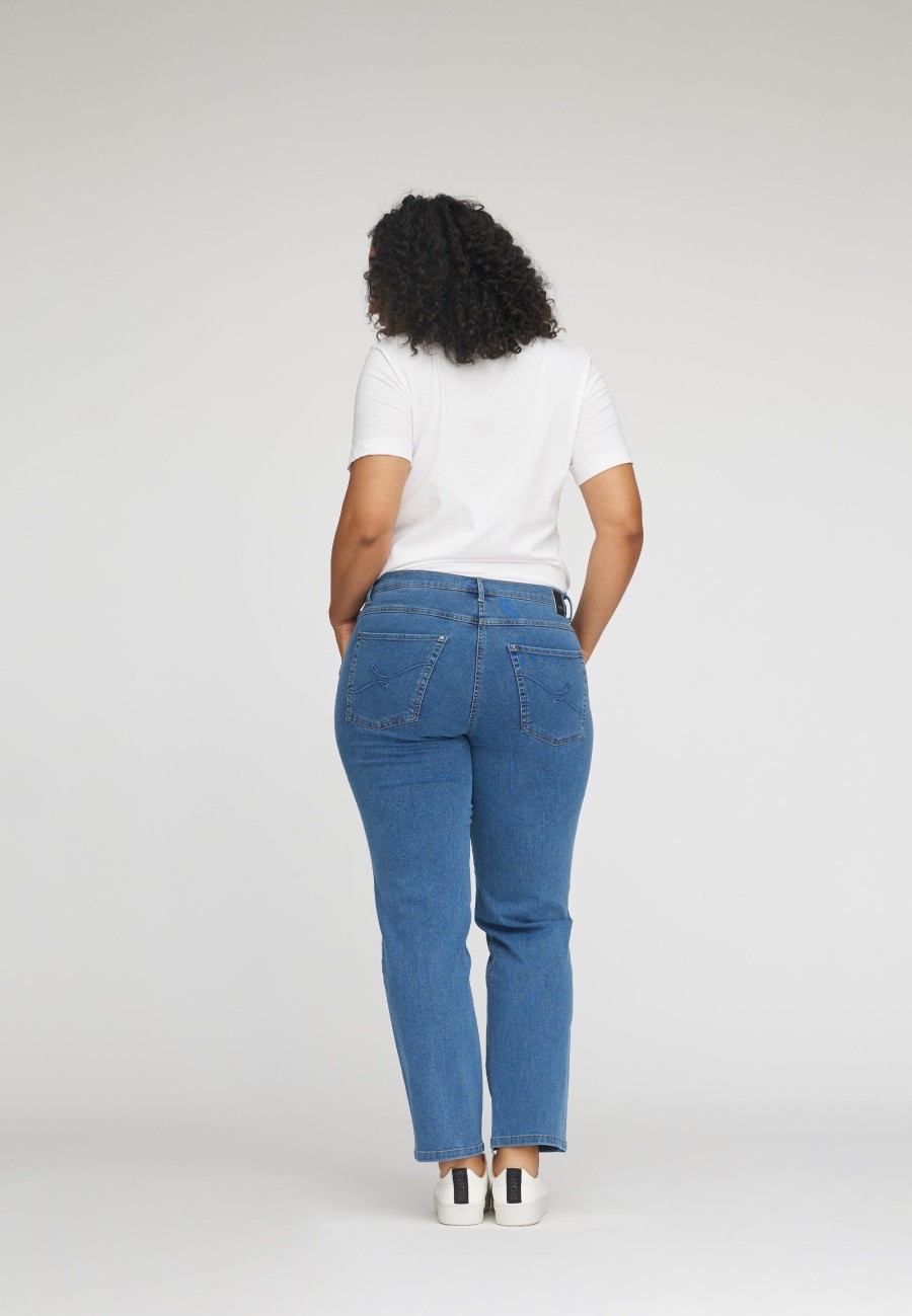 Silhouette Laurie | Marple Straight - Medium Length - Blue Denim