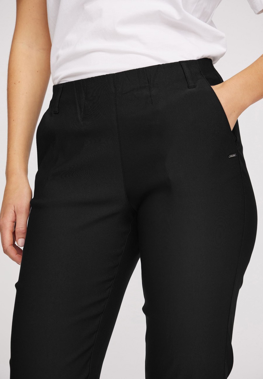 Silhouette Laurie | Taylor Regular Capri Medium Length - Black