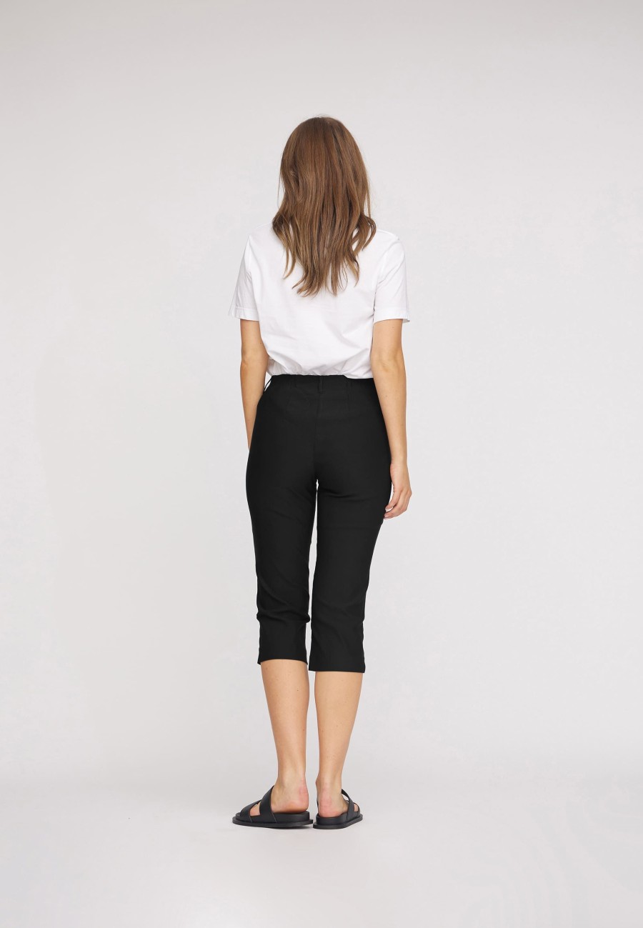 Silhouette Laurie | Taylor Regular Capri Medium Length - Black