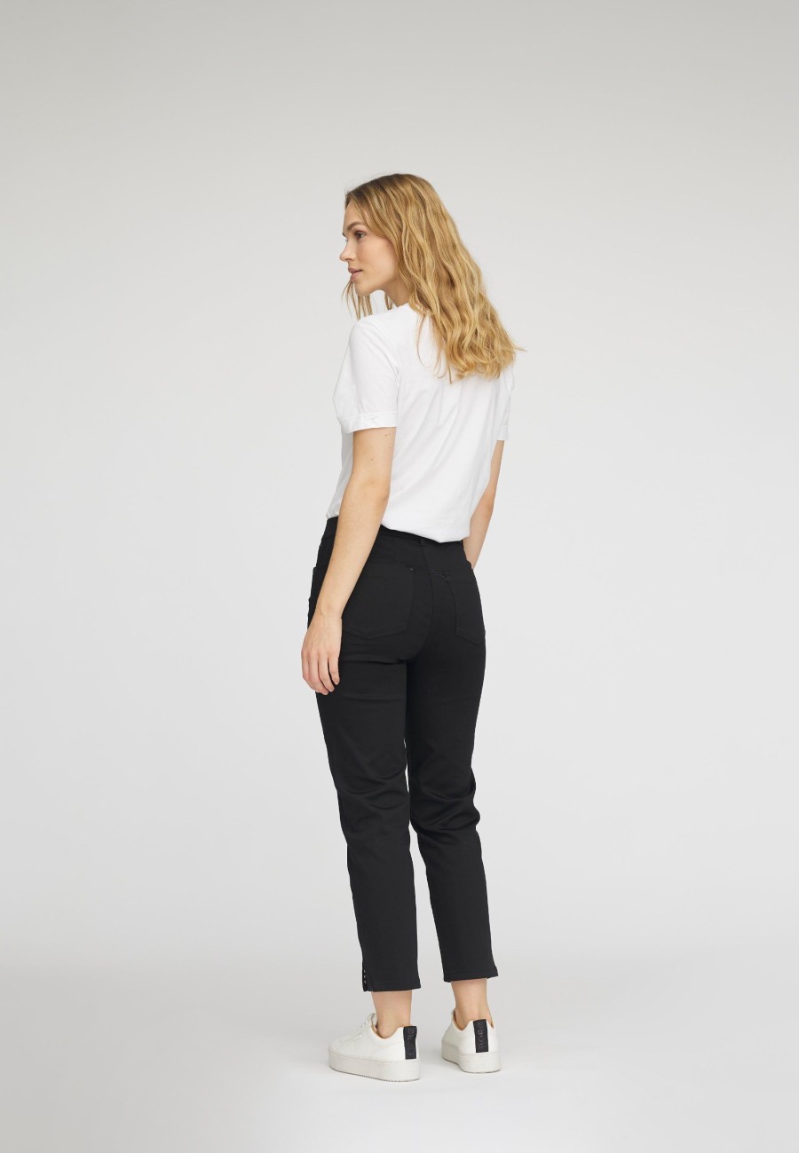 Silhouette Laurie | Parker Rivet Regular Crop - Black