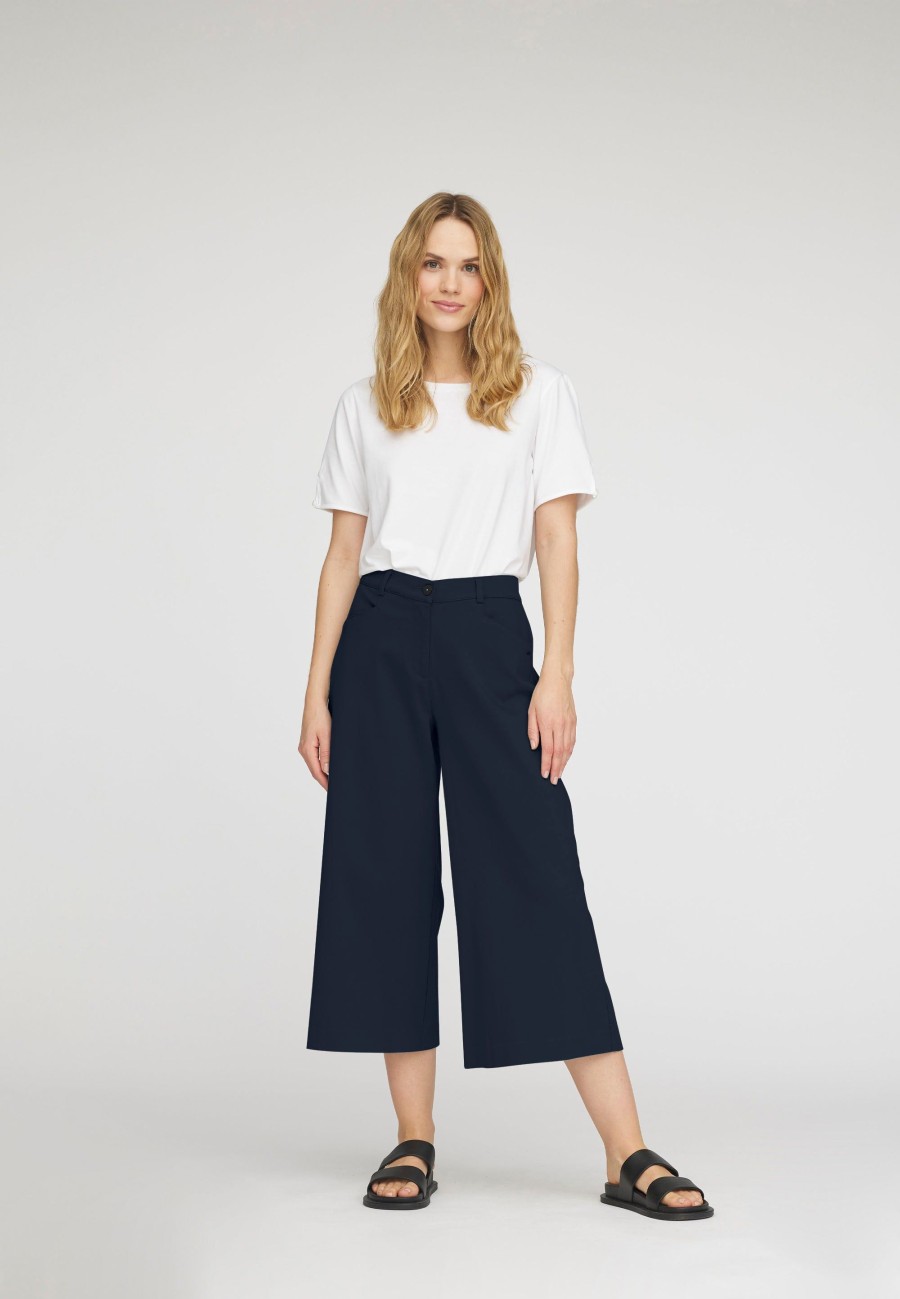 Silhouette Laurie | Rachel Loose Crop - Navy