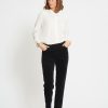 Silhouette Laurie | Kelly Regular Corduroy - Medium Length - Black