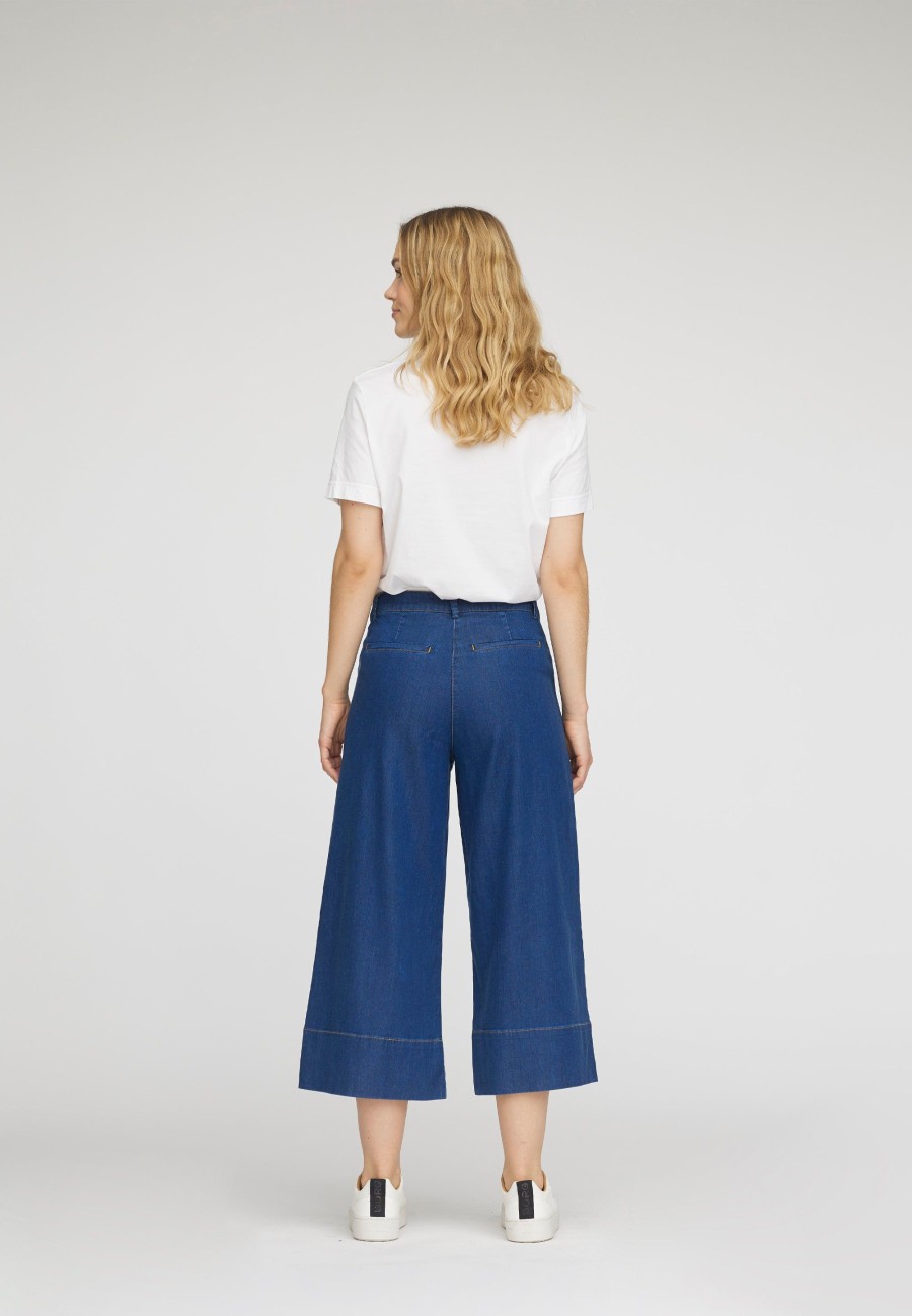 Silhouette Laurie | Rachel Loose Crop - Medium Blue Denim