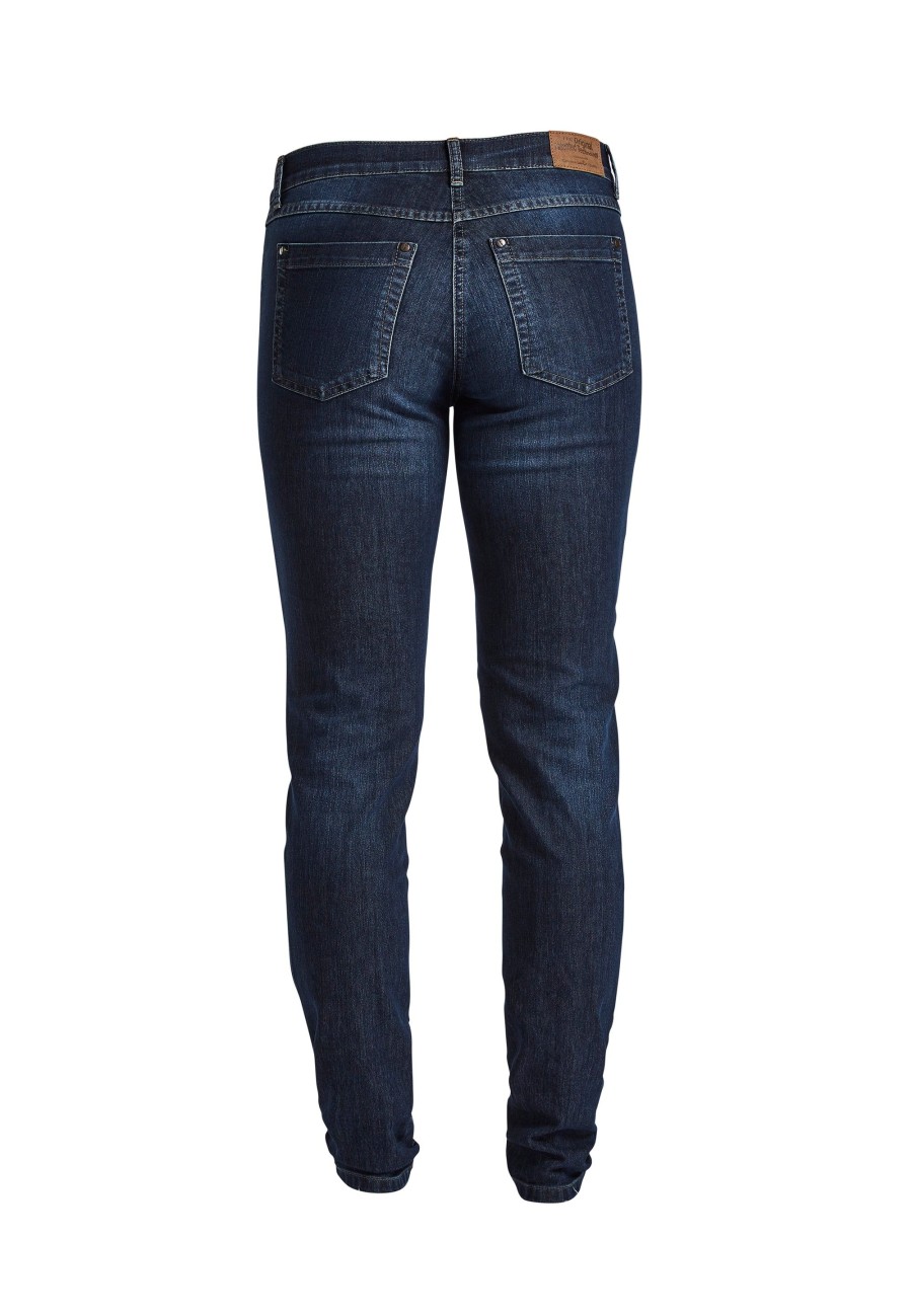 Silhouette Laurie | Alexa Slim - Medium Length - Dark Blue Denim Washed